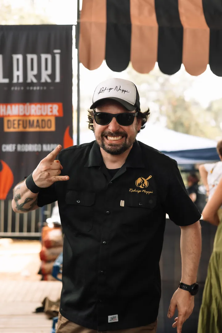 Rodrigo Nappi, assador do Içara em Brasa